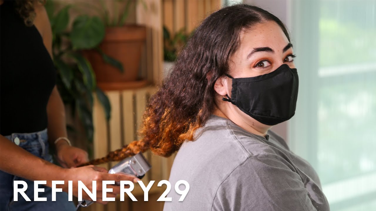 I Chopped Off 10 Inches Of My Curly Hair | Hair Me Out | Refinery29
