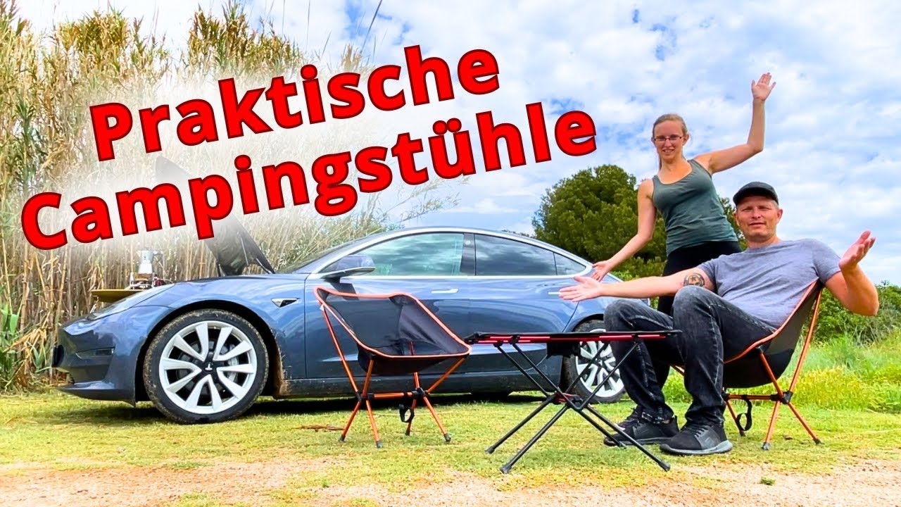 Praktische Campingstühle: kleines Packmaß (kompakt & stabil, perfekt für Reisen mit dem Auto)