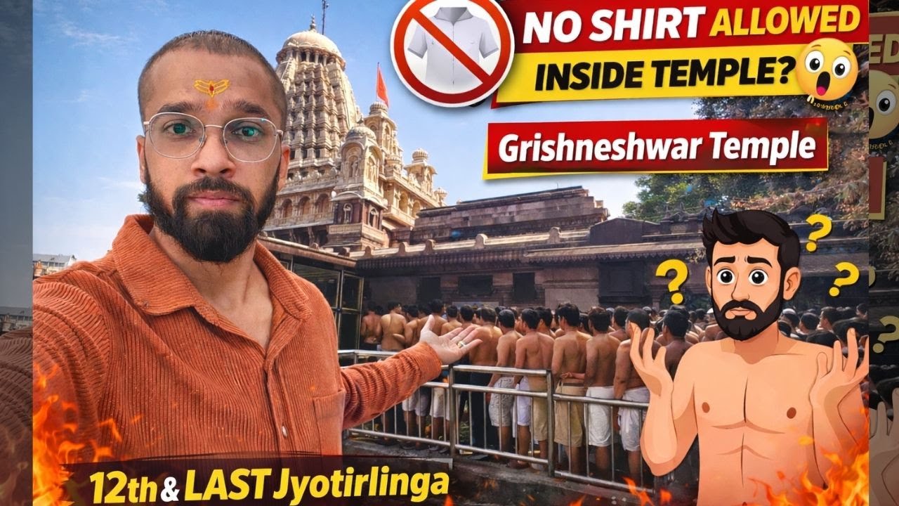 EP 07: 12th & LAST Jyotirlinga of Mahadev 😮 | Grishneshwar Temple🔱