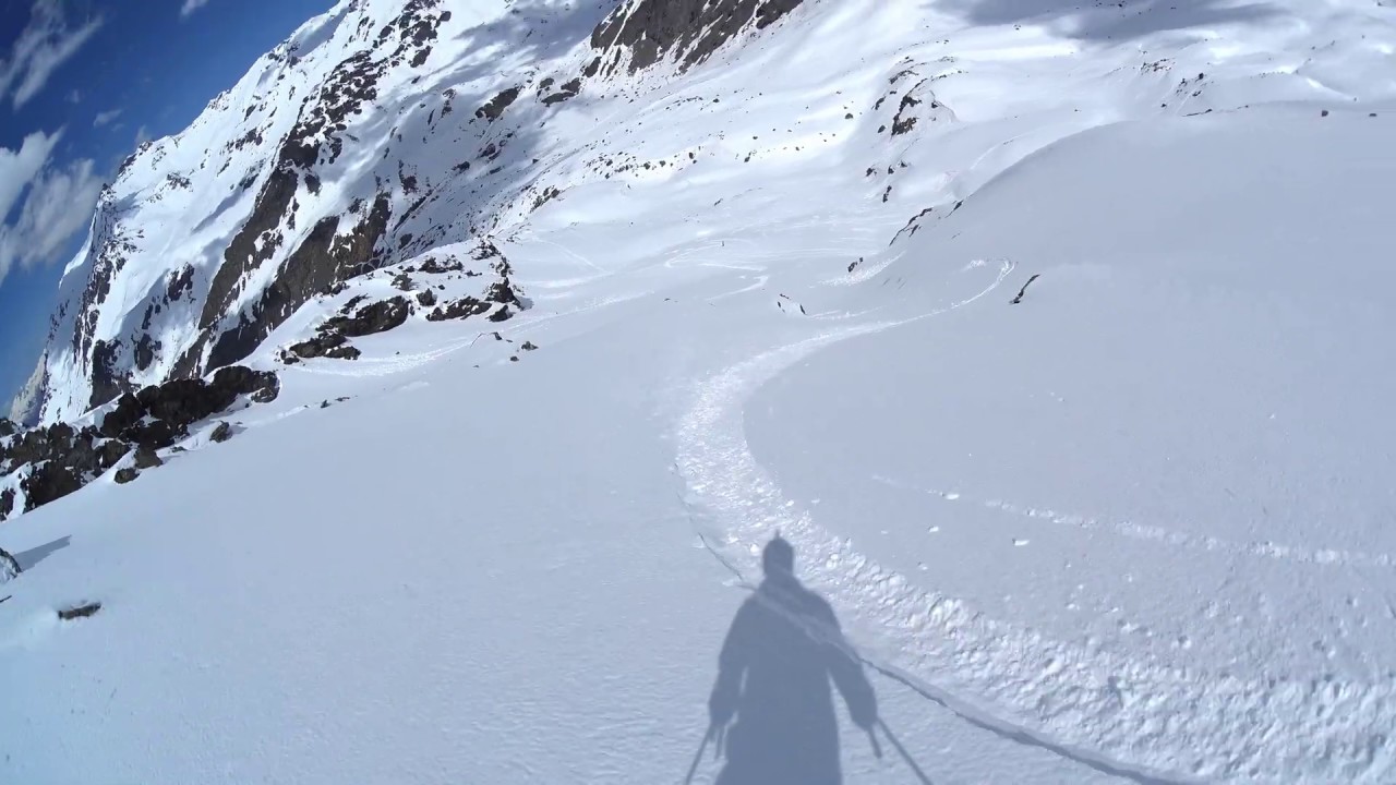 Lausbuben Freeride Val Thorens May 2019 drone