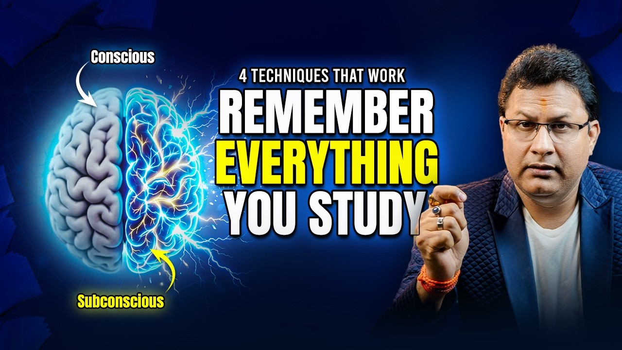 You&rsquo;re Studying Wrong! | 4 Brain Hacks to Remember Everything You Study | CA Dr. Maahesh Gour