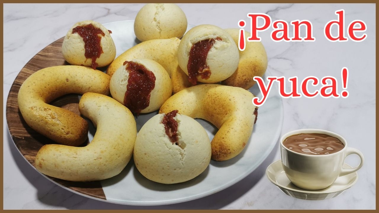 ¡Pan de yuca🥐 casero,suave,esponjoso y con mucho queso!🧀#cocinacasera #facilyrapido #panadería
