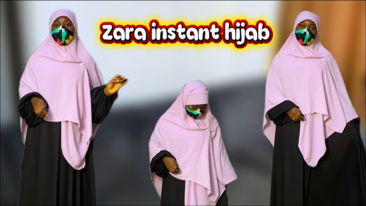 Как кроить и сшивать модный хиджаб Zara