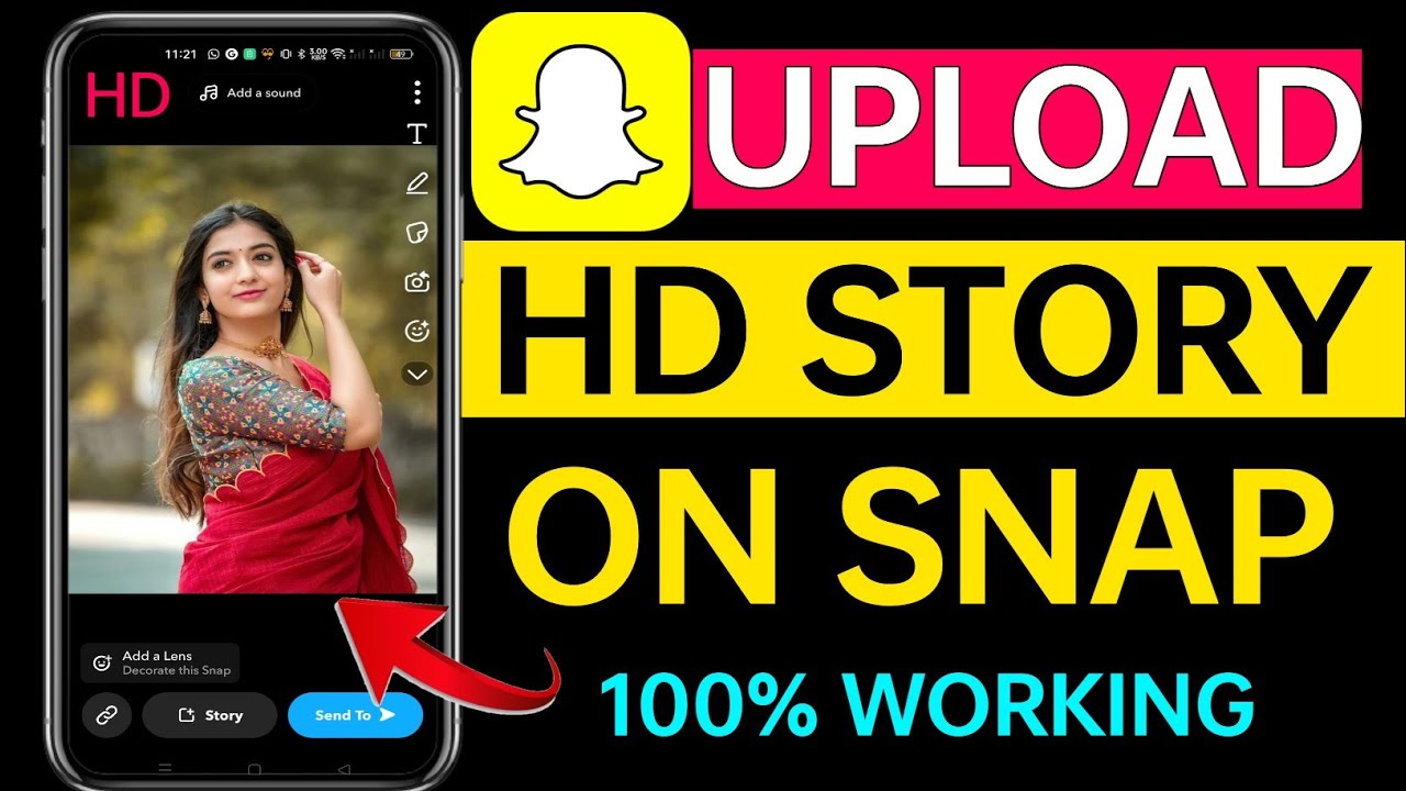 How To Upload High Quality Snapchat Story I How To Post High Quality Story On Snapchat 2025