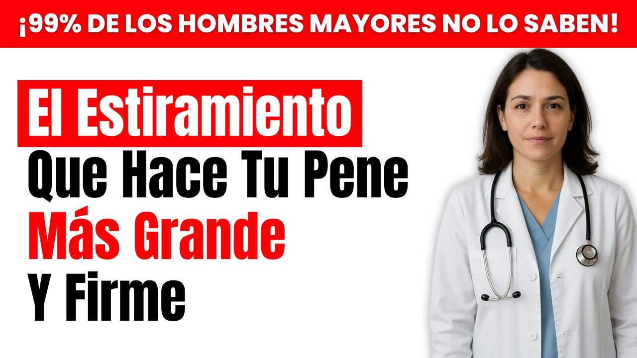 Urólogo: Estiramiento Diario Sencillo Para Agrandar el Pene y Lograr Mayor Dureza | SALUD DEL HOMBRE
