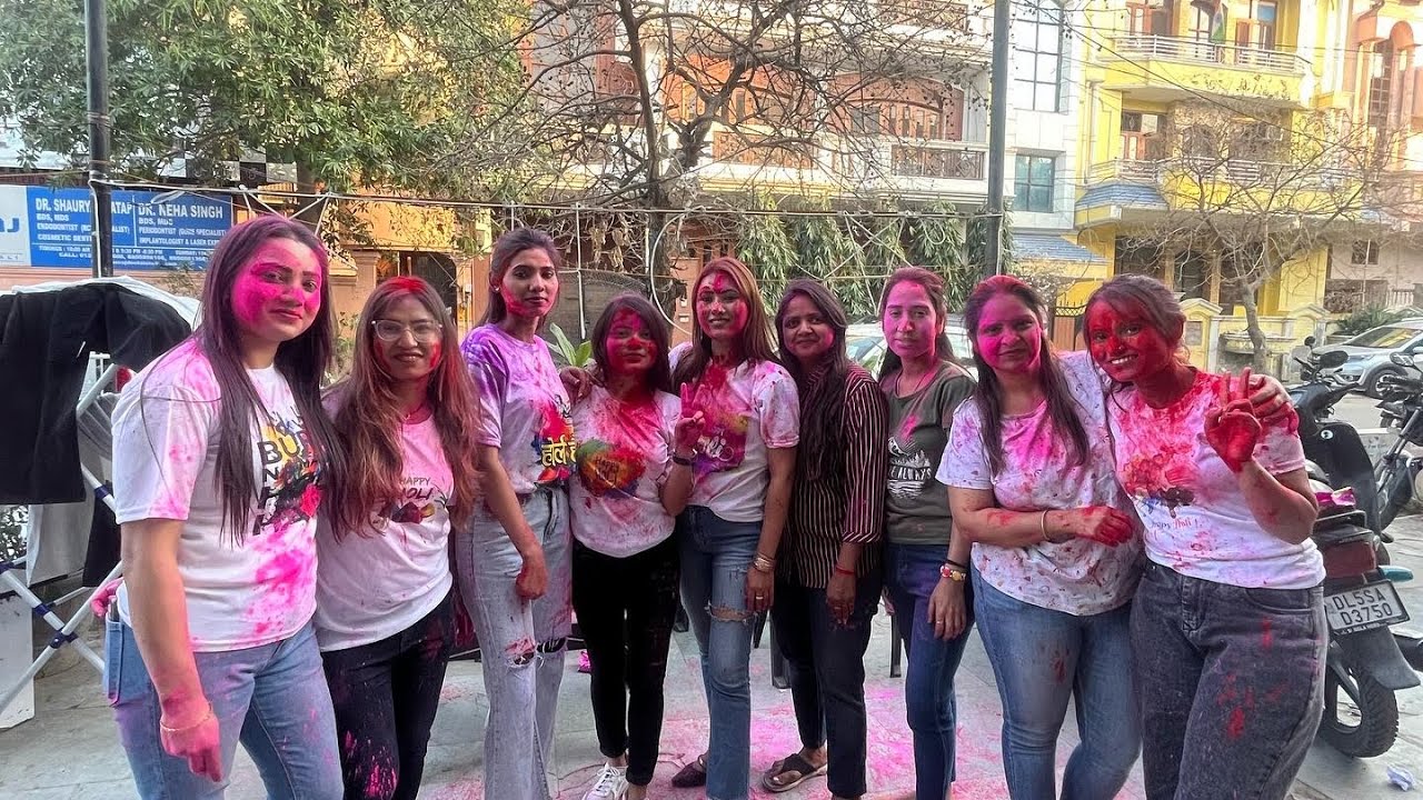 Holi celebration friends & family || vlog 18 || #dreamlifestyle #holi2023 #famlyvlogs