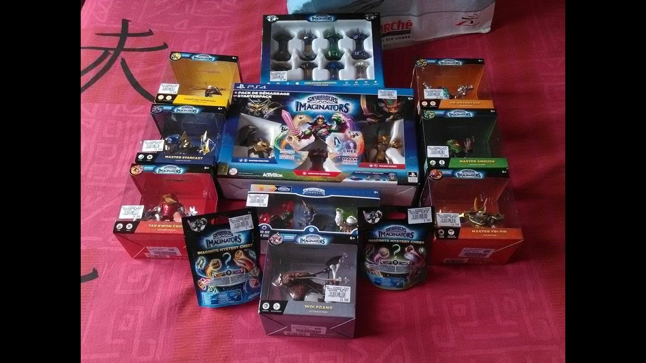 MÉGA UNBOXING SKYLANDERS IMAGINATORS - LES FIGURINES SENSEI ET BIEN PLUS !!!