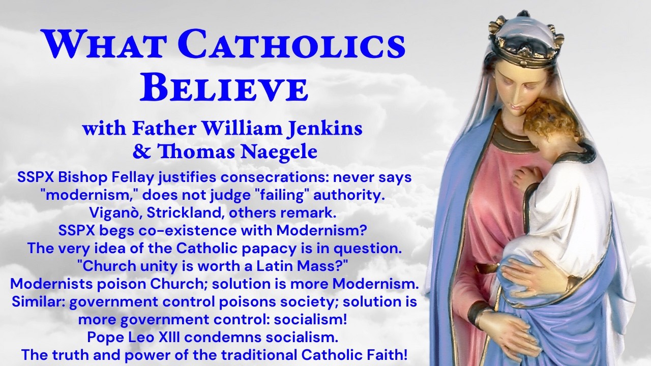 Bp Fellay on consecrations: Vigan&ograve; comments. SSPX on Modernism. Leo XIII vs Socialism. True Faith!