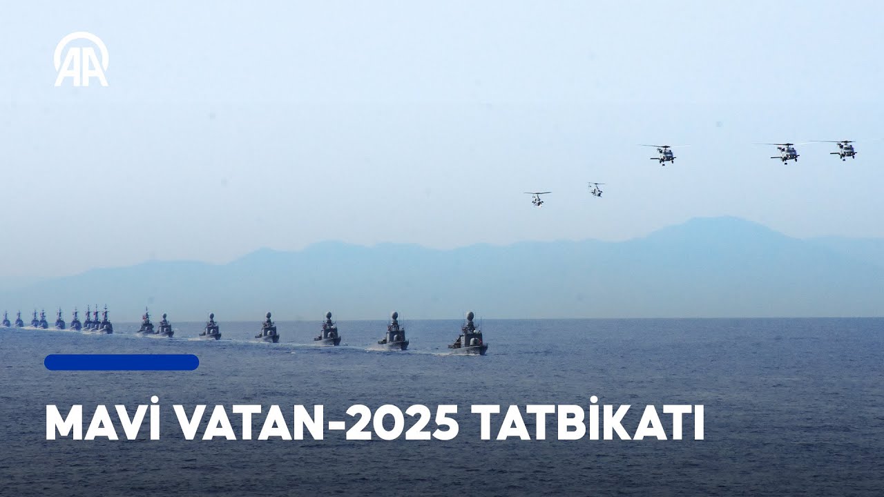 Muğla'nın Marmaris ilçesinde Mavi VATAN-2025 Tatbikatı düzenleniyor.