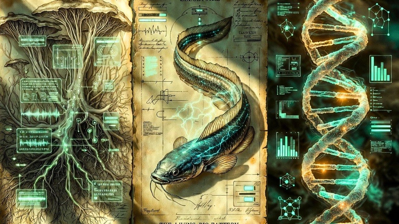 Nature&rsquo;s Living Technology: Fungi Computers, Electric Eels & DNA Storage