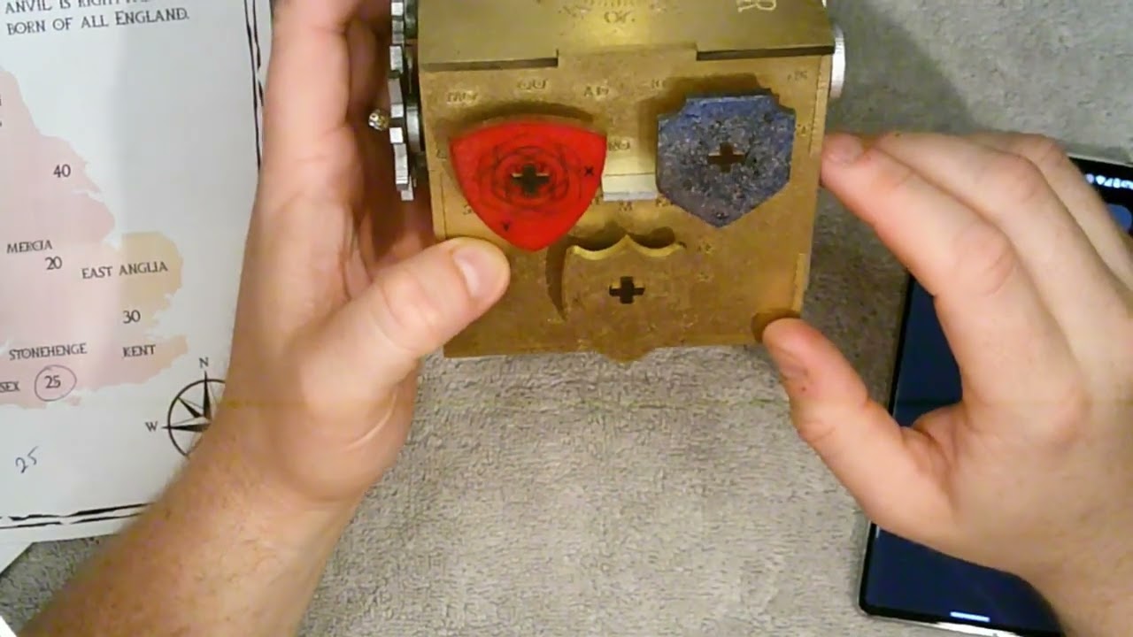 Can I Pull Excalibur From the Box? Escape room box!