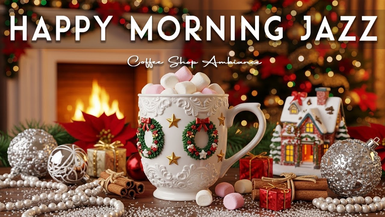 Happy Morning Jazz☕ Coffee Shop Ambiance - Sweet Bossa Nova Instrumental for Studying