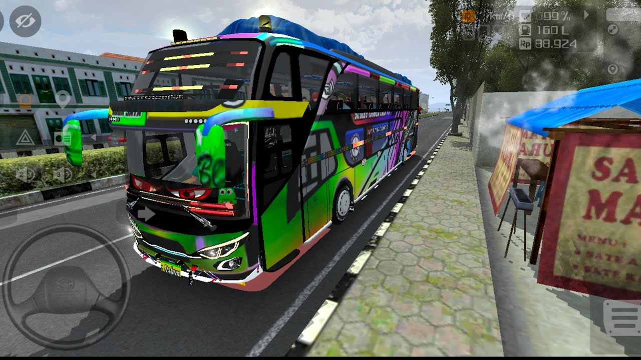 Bus telolet siap meluncur ikut arus mudik