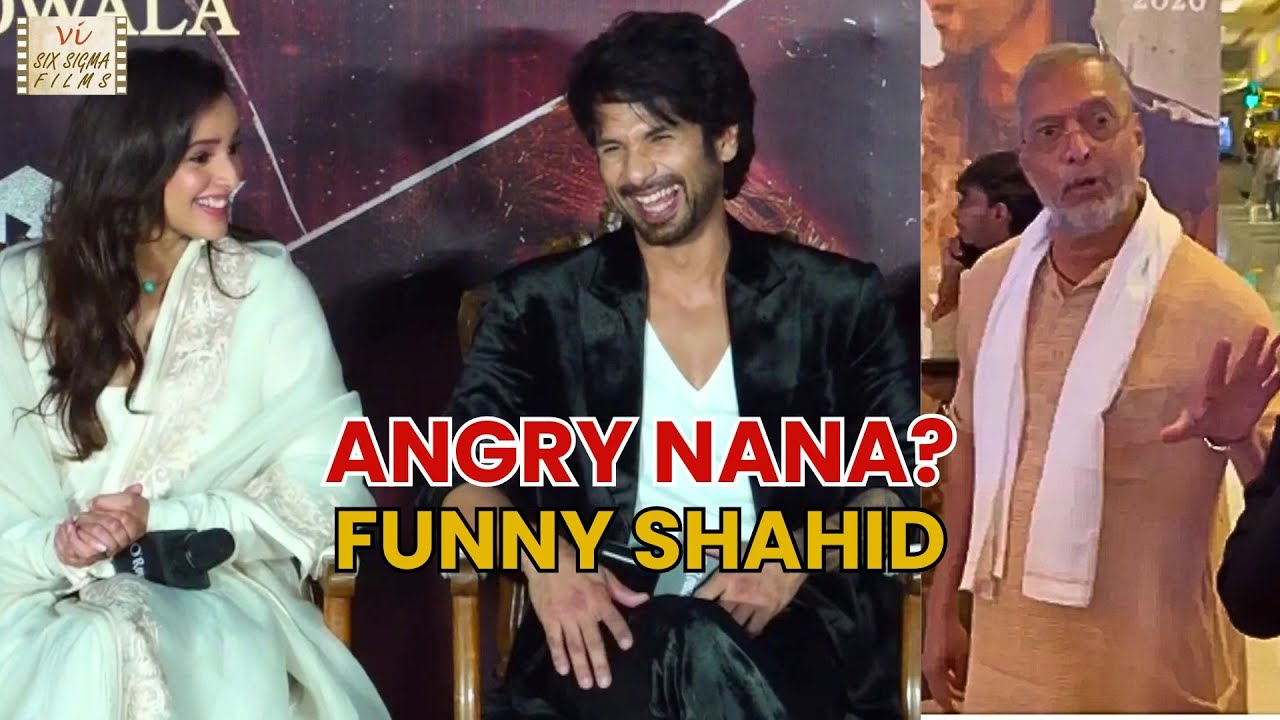 Nana Patekar's ANGRY Exit vs Shahid Kapoor's Charm | O’ Romeo Trailer Launch | Full Event
