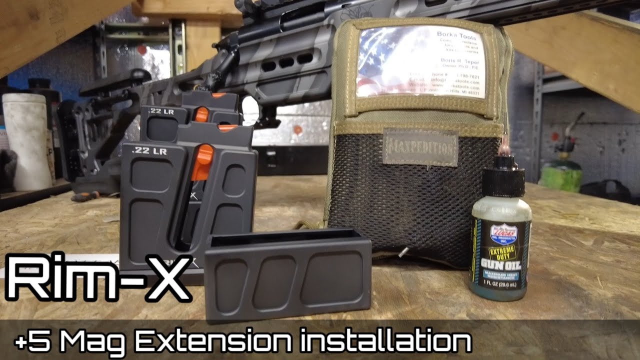 Rim-X +5 mag extension install and tips for smoother follower