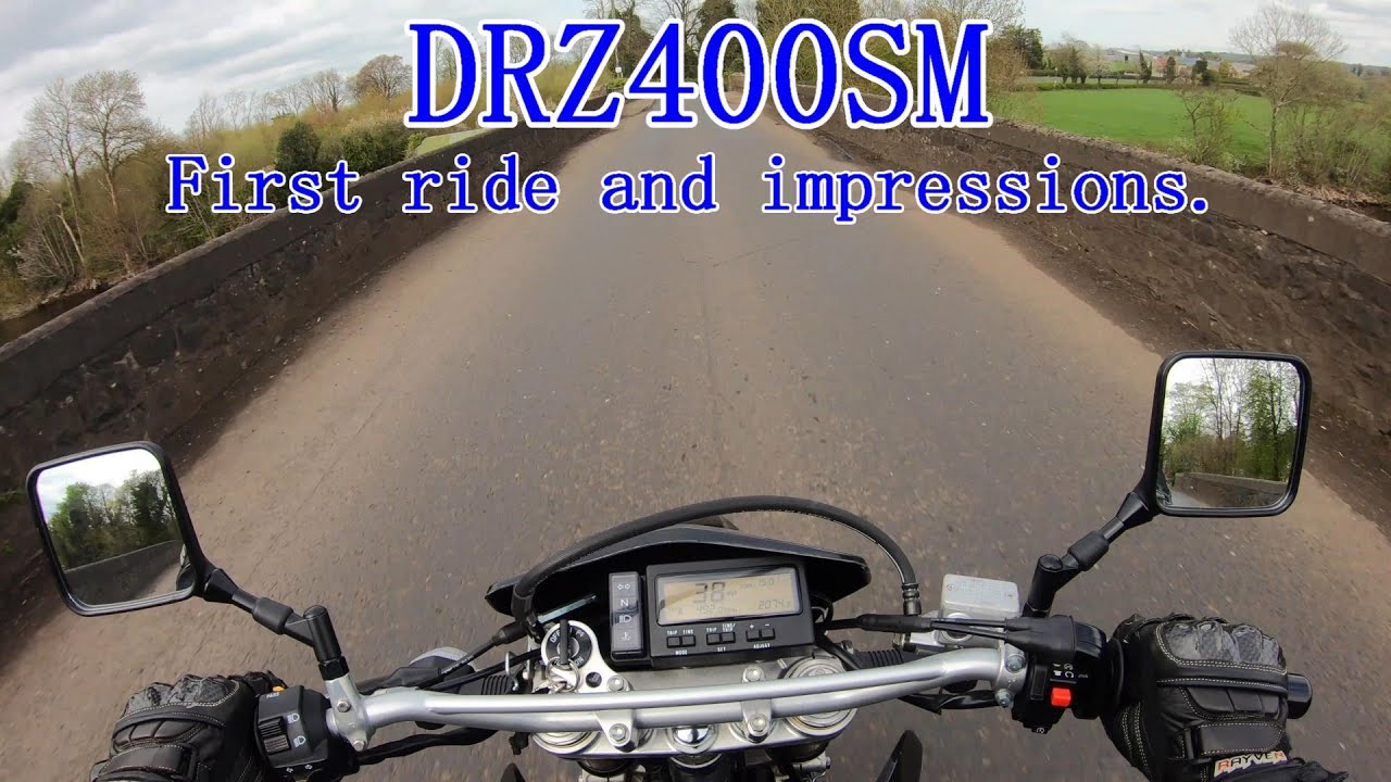 DRZ-400SM First ride and impressions. Country roads . 2022
