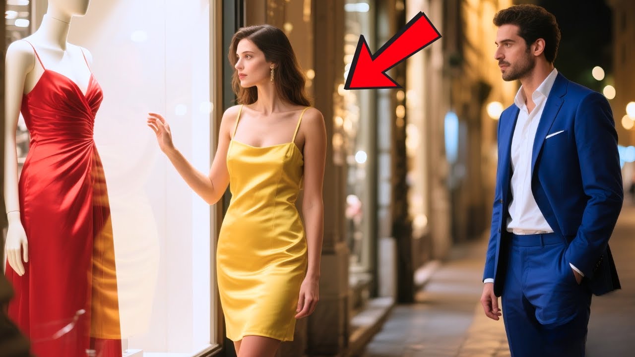 Una Giovane Umile Ammirava Un Abito Che Non Poteva Permettersi… Qualcuno La Osservava… E…