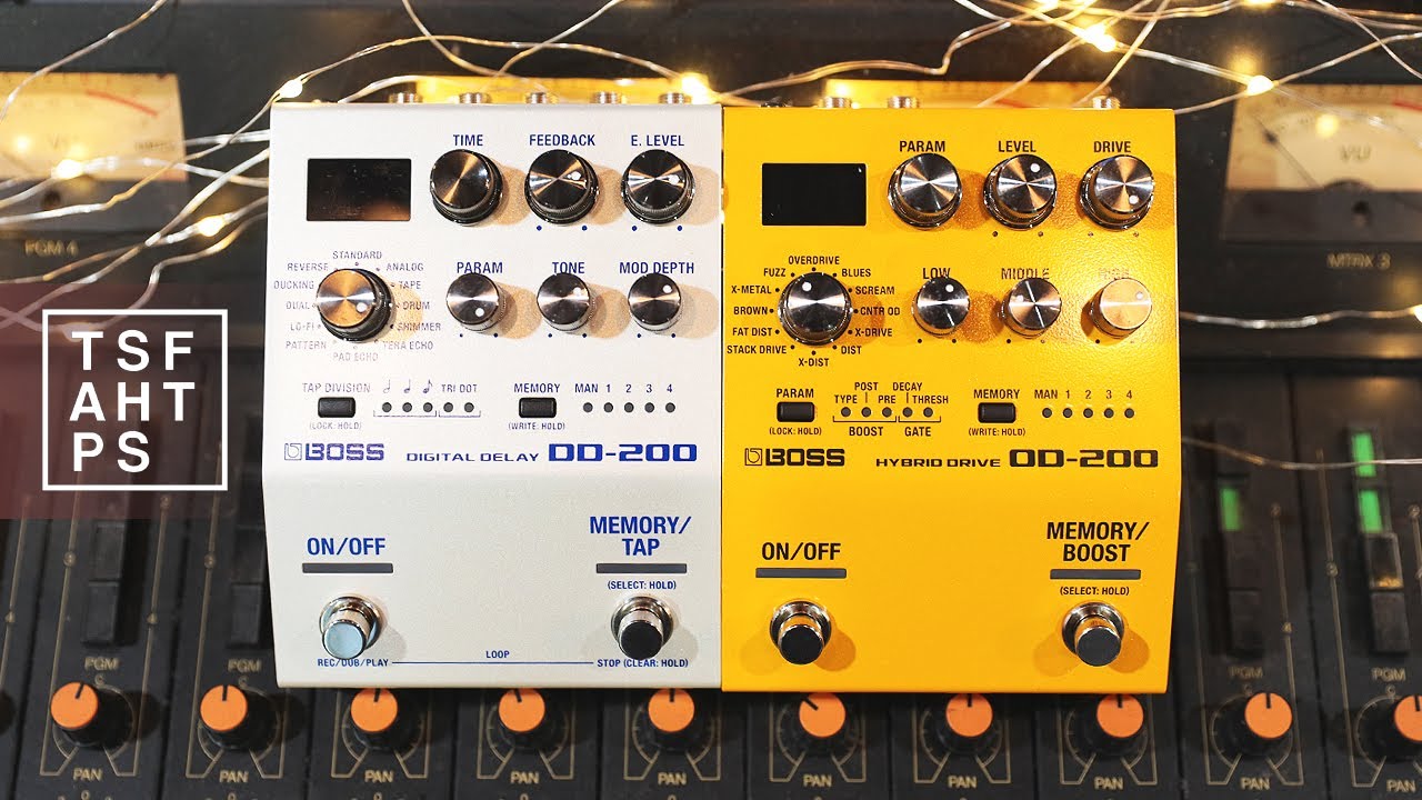 Boss OD-200 & DD-200...a closer look