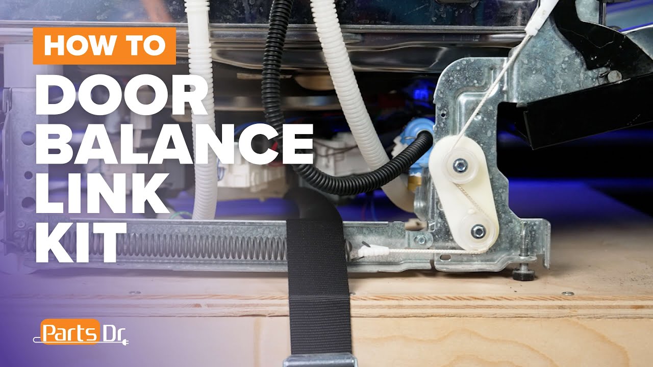 Door falling open? Replace Door Balance Link Kit part # 8194001 on your Whirlpool Dishwasher