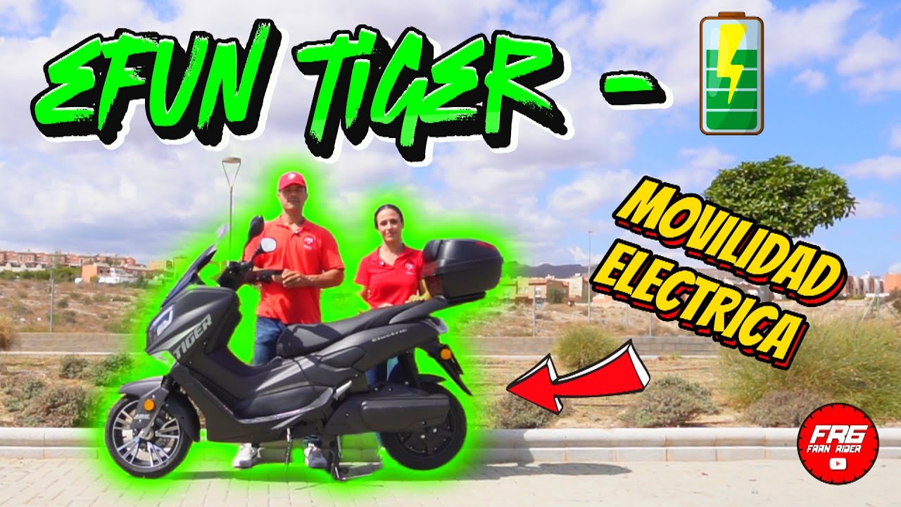 🐯 EFUN TIGER:¿LA MEJOR MOTO ELECTRICA DEL MERCADO? /PROBAMOS LA EFUN TIGER EN LA CIUDAD Y SORPRENDE🔋