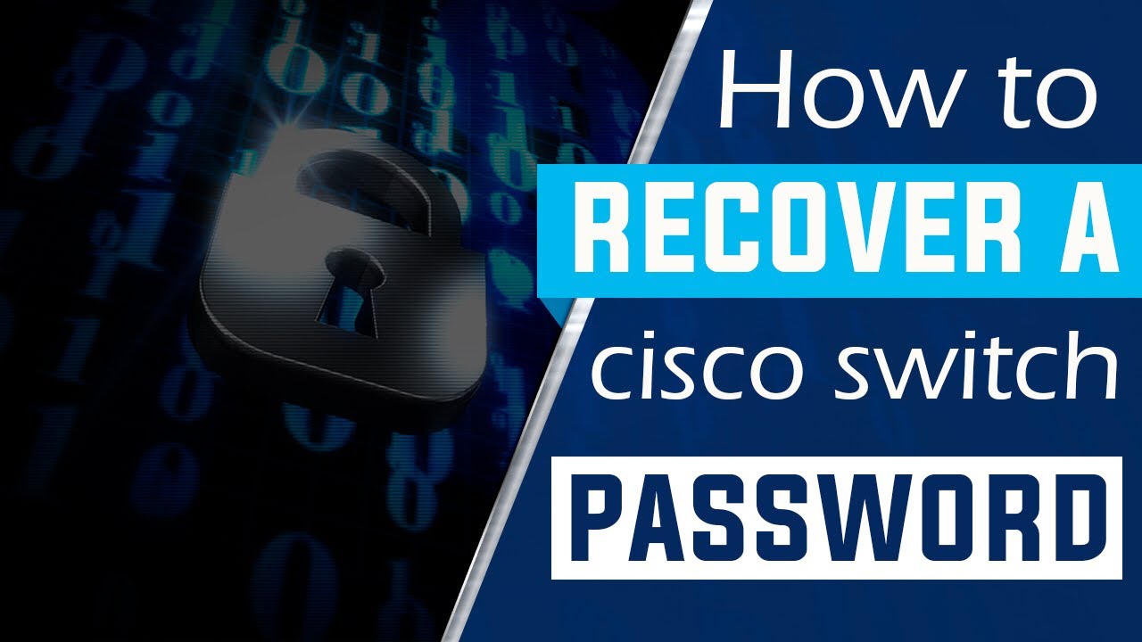 How to recover a cisco switch password