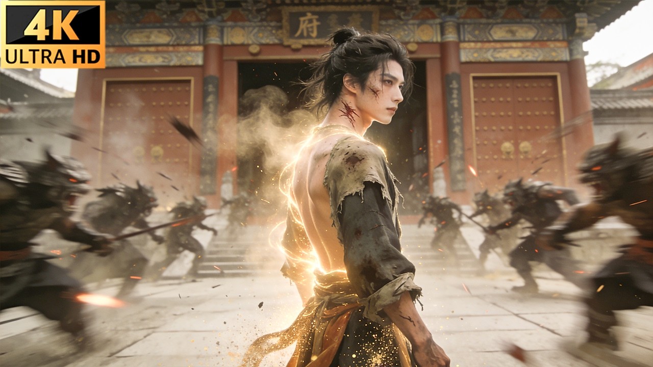 门口乞讨的穷小子竟暗藏绝世功夫，一掌打倒众恶霸！⚔️ 功夫 | Kung Fu | 武俠片| 动作