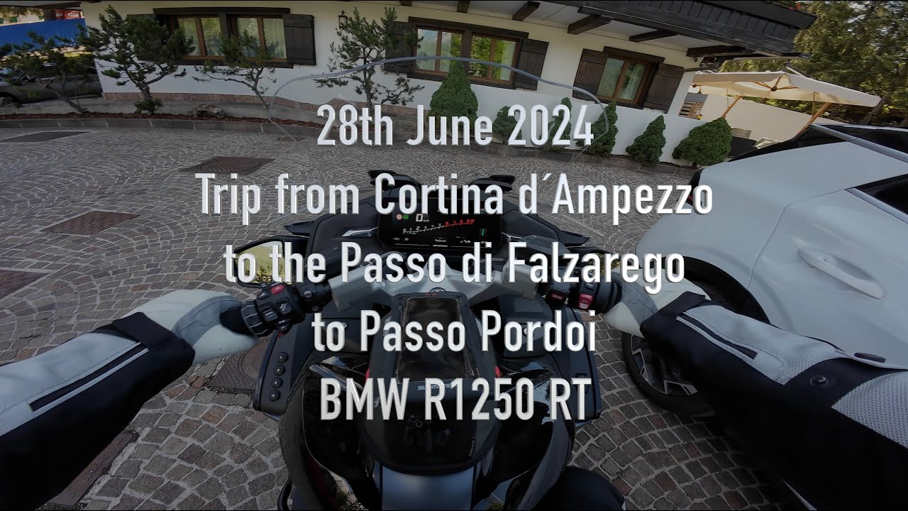 BMW R 1250 RT - Pure Sound - Part 1 of Sella Round in South Tyrol - Italian Dolomites