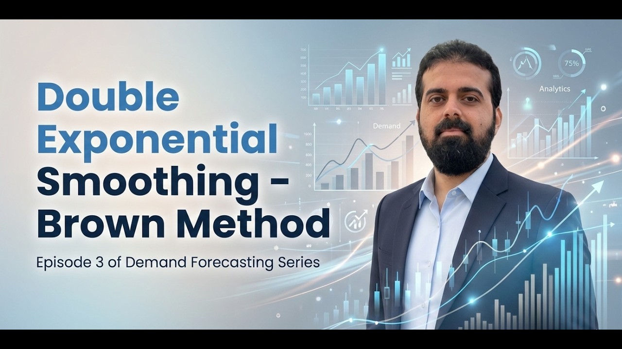 التسوية الأسية المزدوجة | Double Exponential Smoothing