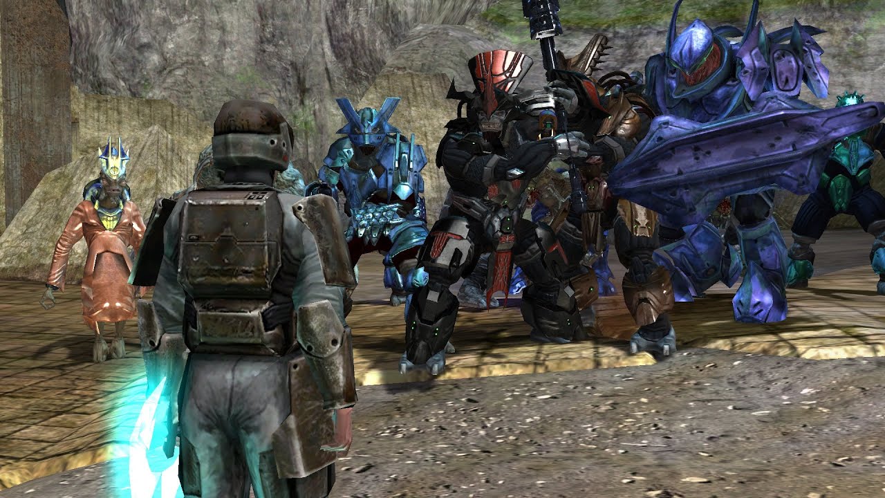 Морпехи Halo 1 против персонажей Halo 3