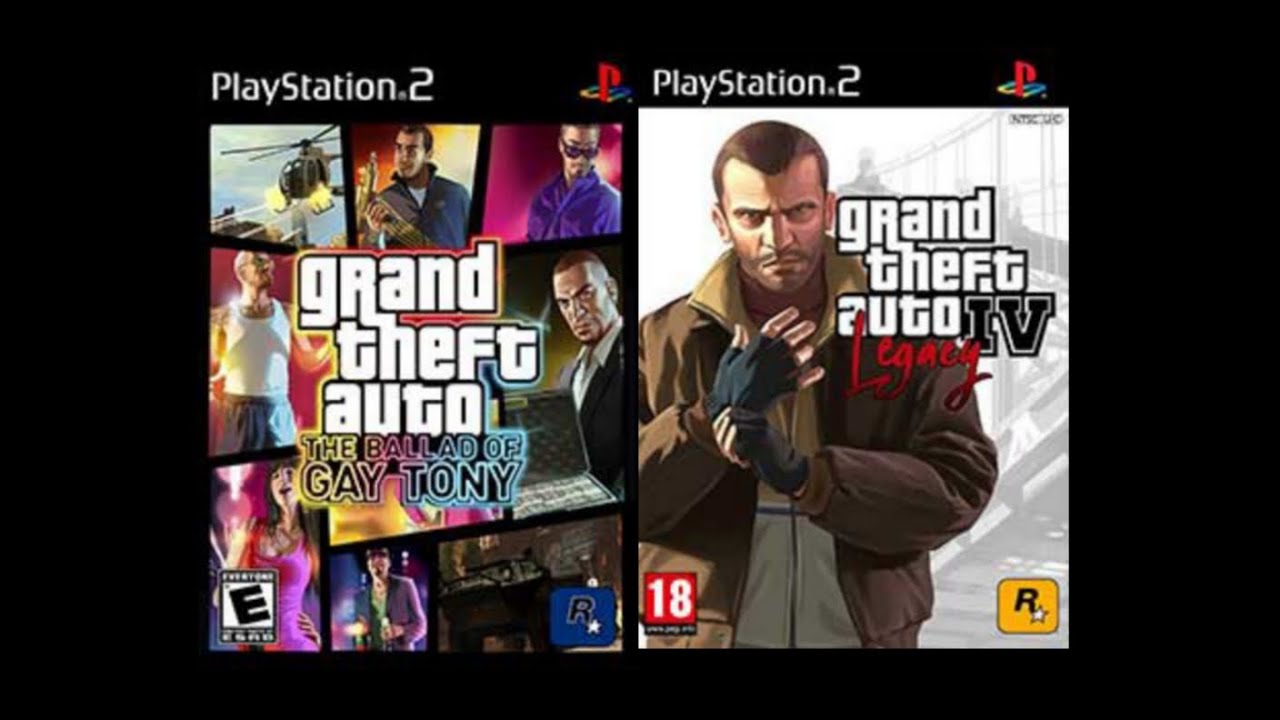 GTA IV and TBOGT on PS2 : ISO download