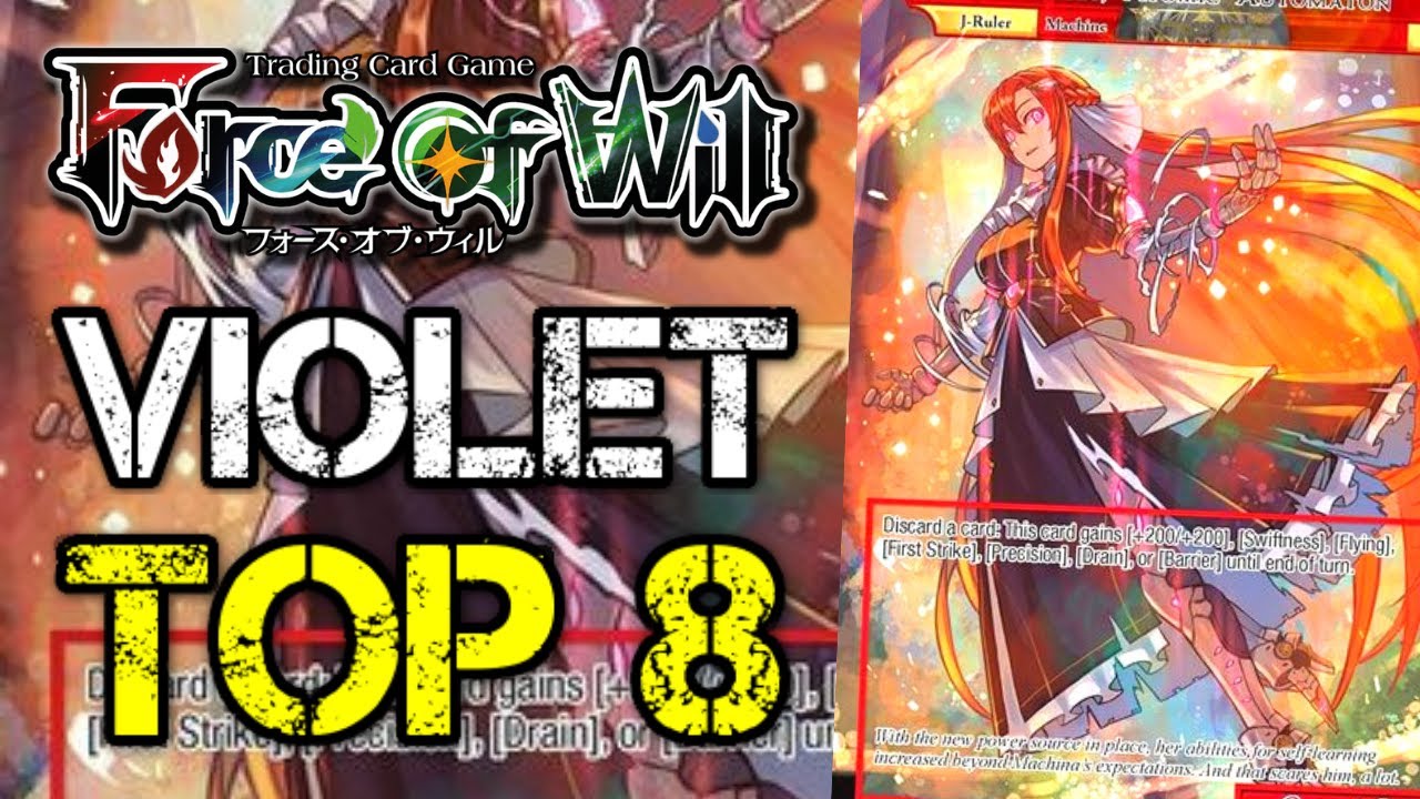 FORCE OF WILL Top 8 Violet Atomic Automaton Deck Profile