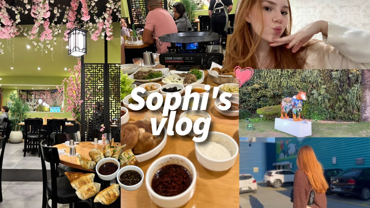 Vlog - Comida Coreana, Look, Maquiagem e muito mais!