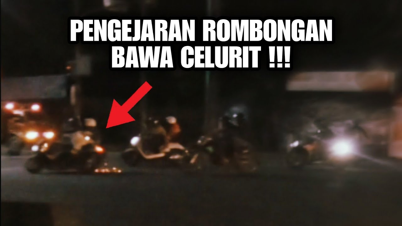 TERTANGKAP‼️ PENGEJARAN ROMBONGAN BAWA CLURIT‼️