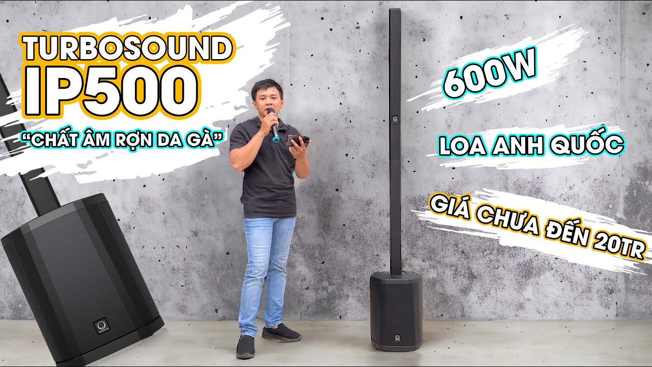 Khui thùng loa cột Turbosound IP500 - 