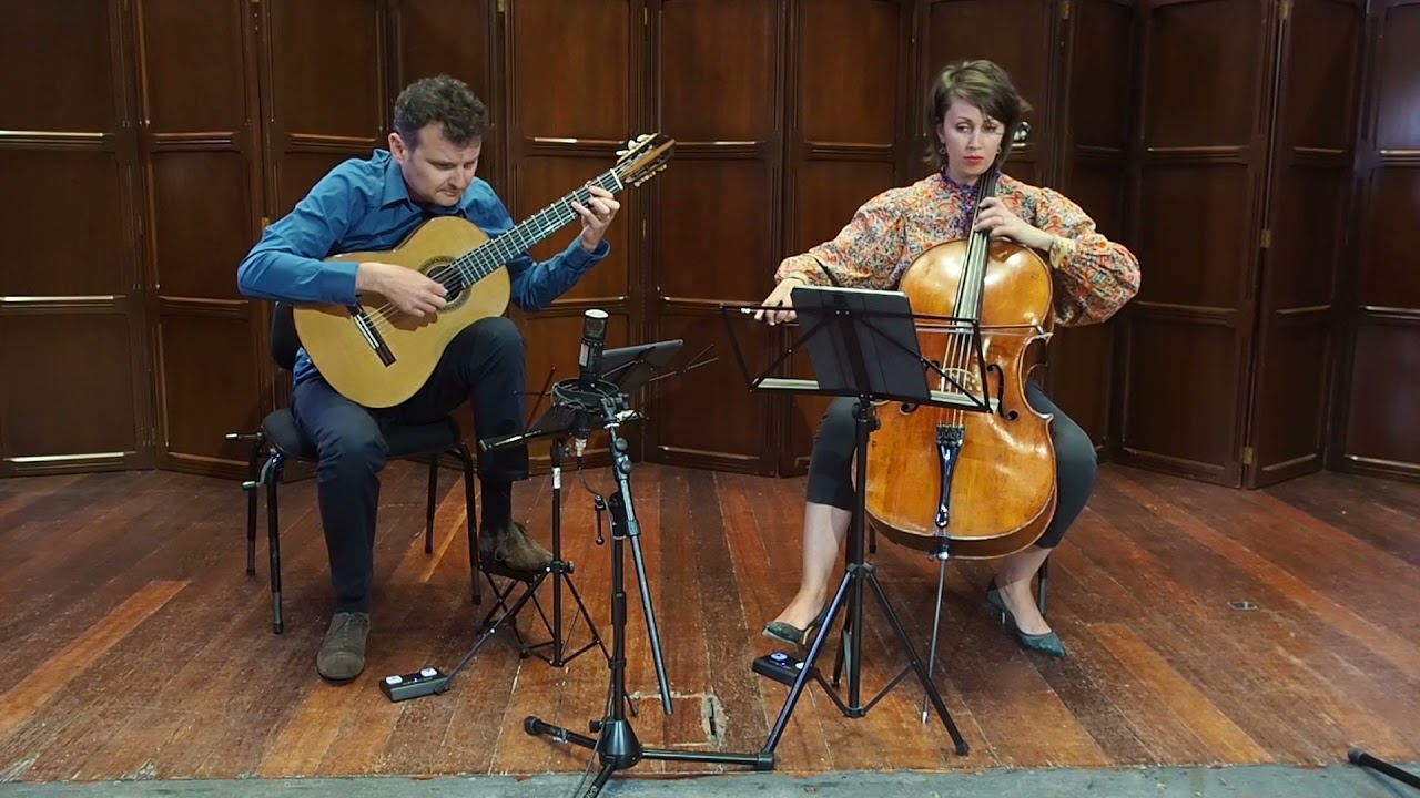 'Grounded' for Cello and Guitar (Anne Cawrse) - Sharon and Slava Grigoryan