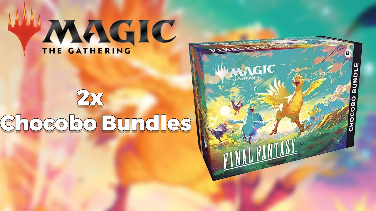 Wie cool sind die CHOCOBO BUNDLES? | MTG x Final Fantasy Opening