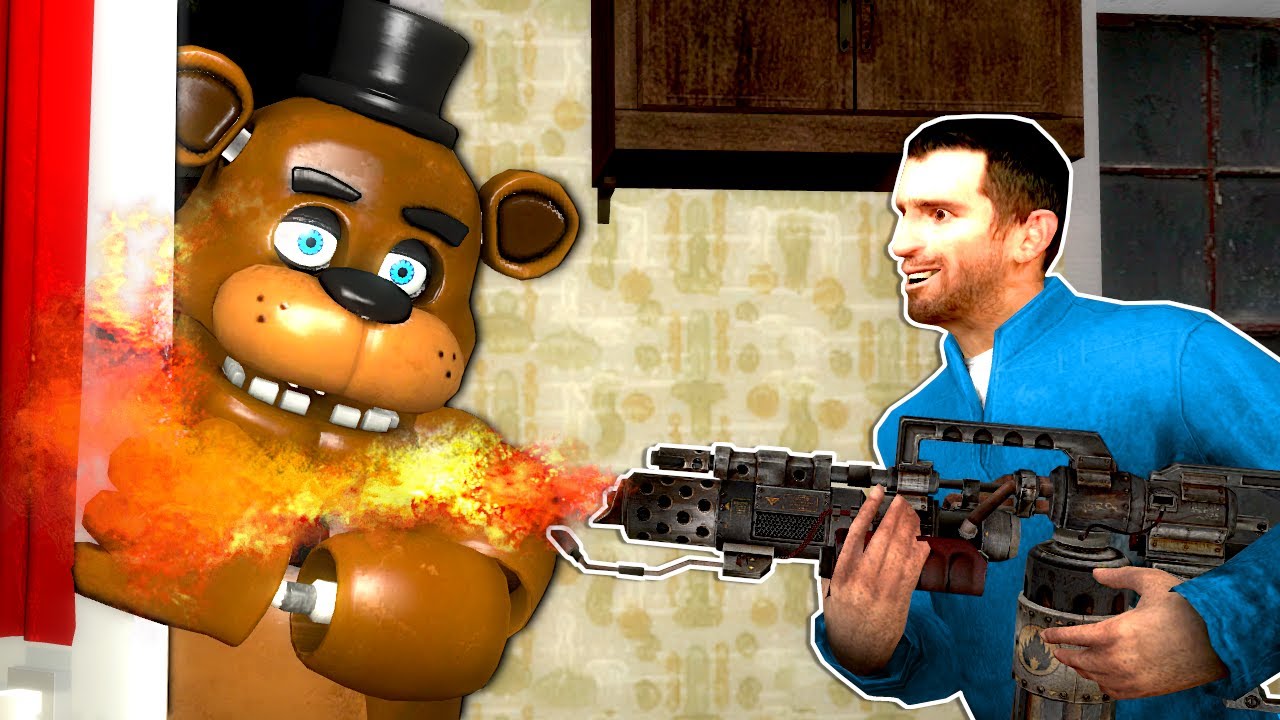 FNAF are after me at HOME ALONE House! (Gmod)