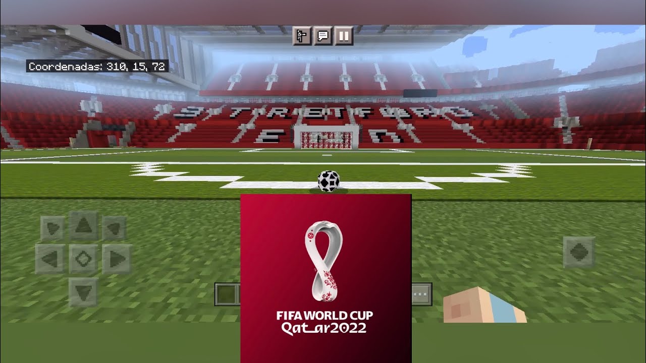 Minecraft football mod⚽️🥅🏟