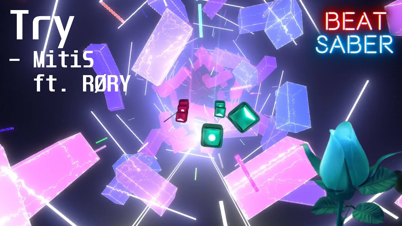 Beat Saber | Try - MitiS ft. RØRY | SS Rank | Full Combo | Awesome Wall Map!