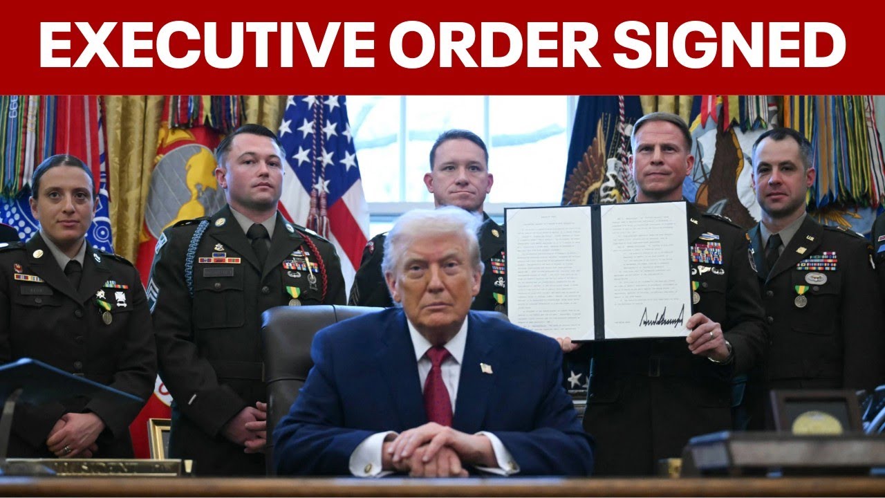 FULL: Trump signs EO declaring fentanyl a 'weapon of mass destruction'