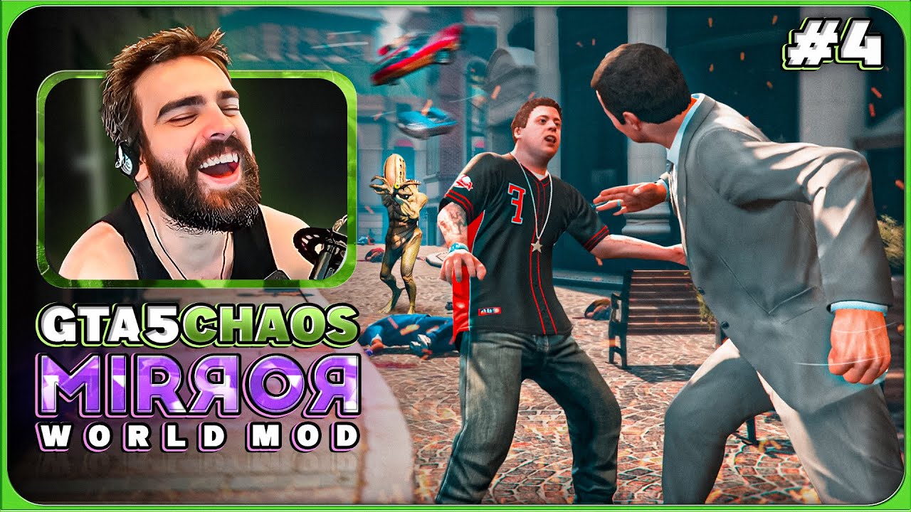 GTA 5 Chaos Mod Challenge: Mirror World & Rainbomizer Madness! Episode 4 - S07E04