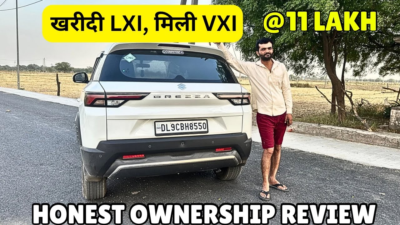 2025 Suzuki Brezza Lxi cng Ownership Review🔥!! Maruti suzuki brezza cng