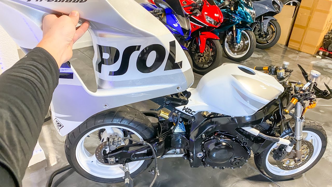 Восстановление разбитого мотоцикла CBR1000RR 2005 года (часть 2)