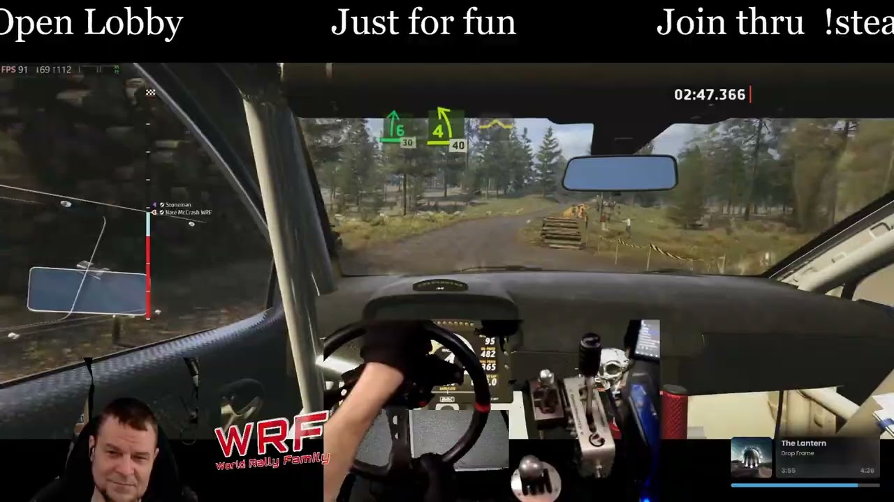 Open lobby with rally family, join up with @stonemanqc and @vnpfreitas !WRF !YT !IMPREZA !DONATE