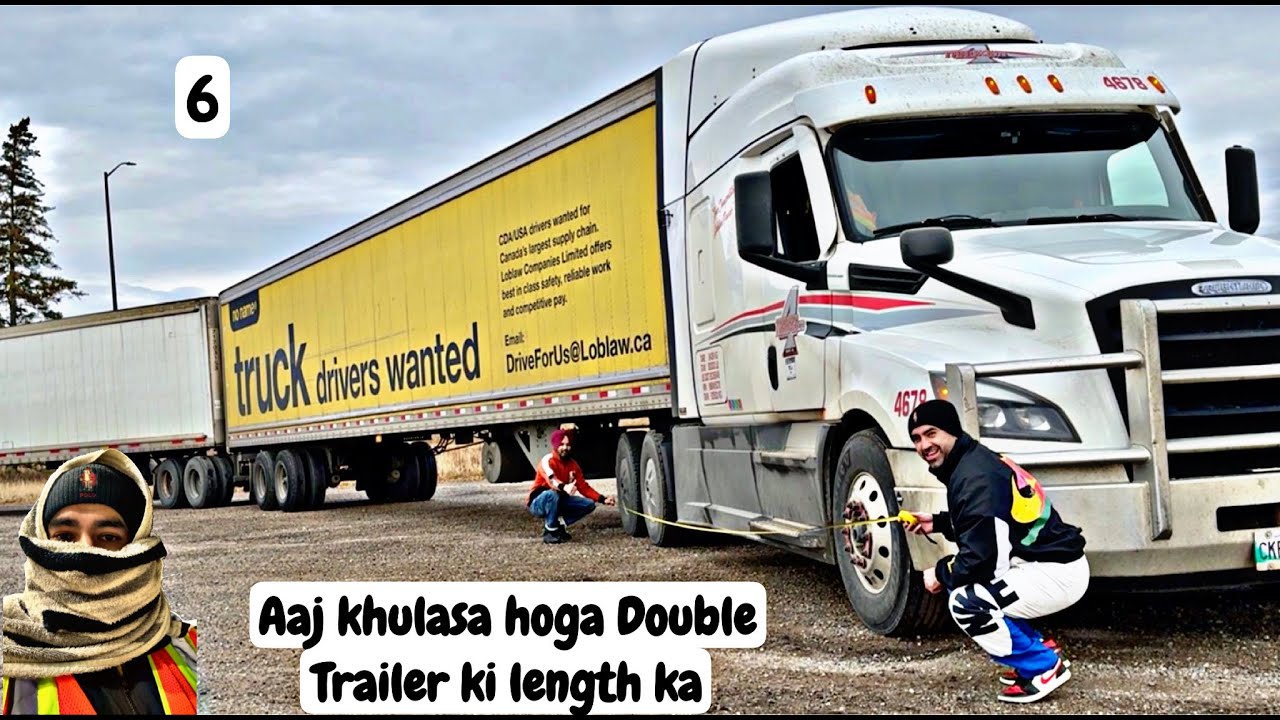 150 Feet Fake or True ! How much Double Trailer (LCV) Length in Canada ? 672
