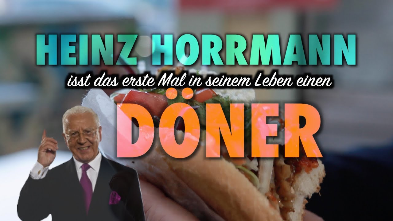 Heinz Horrmann isst das erste Mal einen Döner