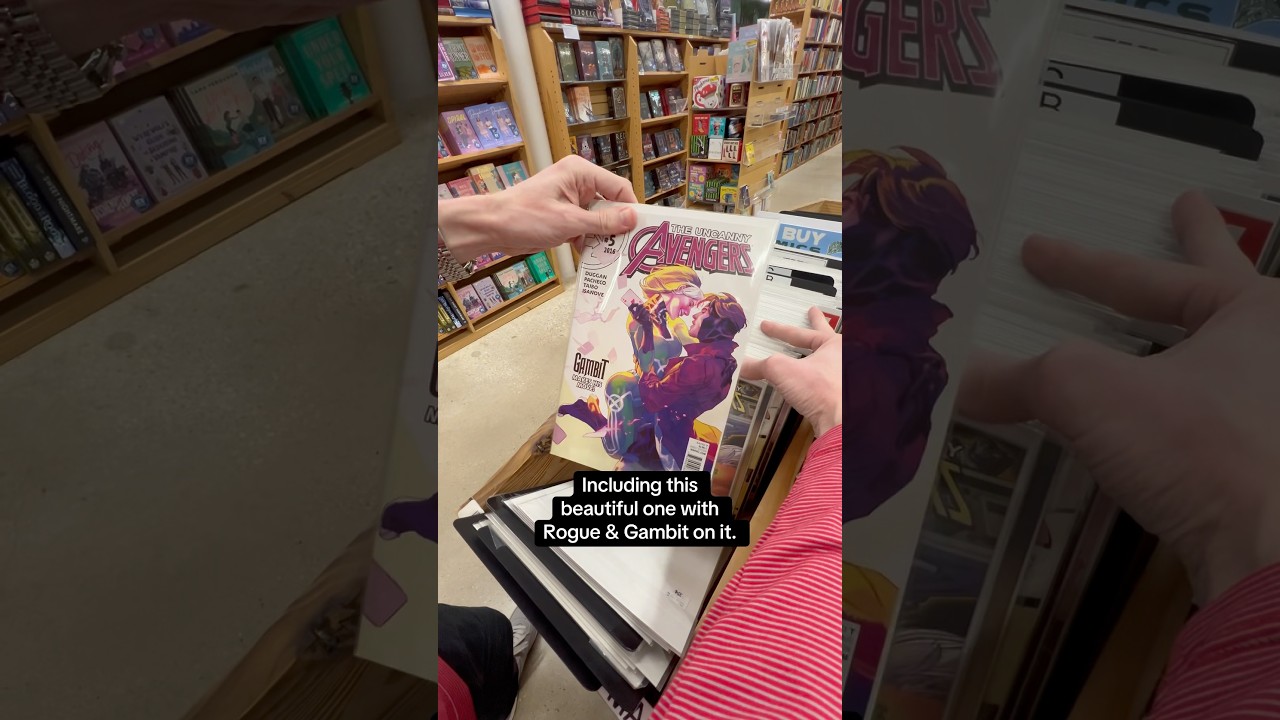 Date night at Half Price Books! #Marvel #MarvelComics #Avengers #Rogue #Gambit