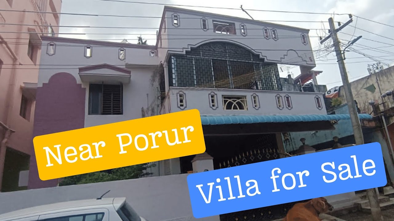 Individual House for sale Near porur | Chennai property | Porur Villa for sale