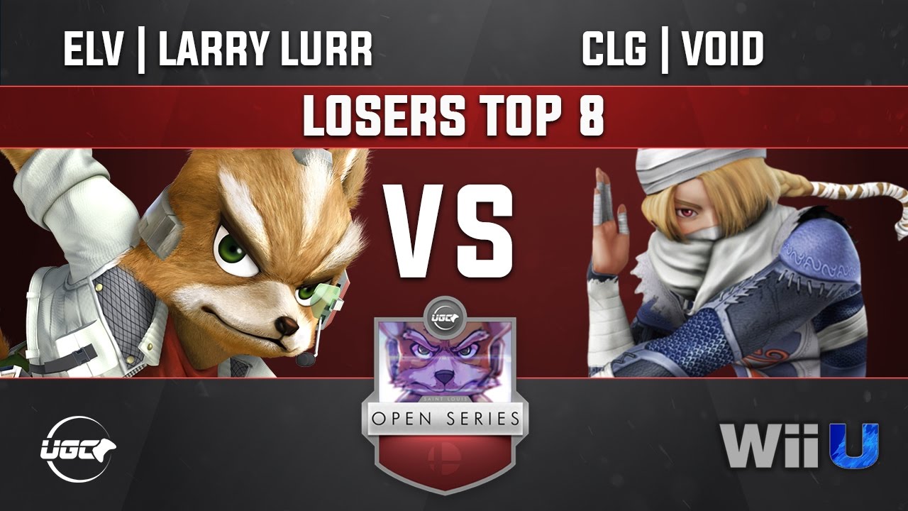UGC Smash 4 LOSERS TOP 8  - eLv | Larry Lurr (Fox) vs CLG | VoiD (Sheik)