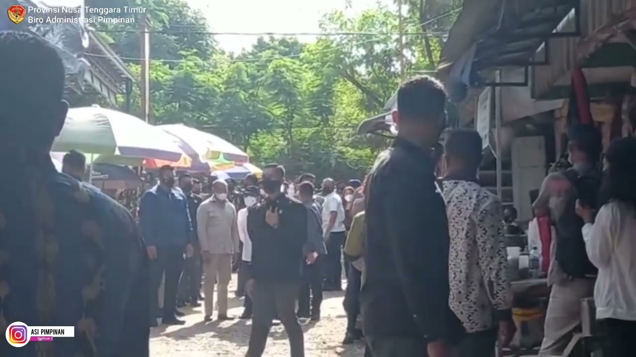 Presiden RI Jokowi blusukan ke Pasar Penfui Kupang NTT